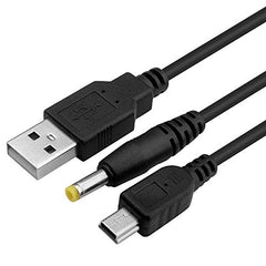 2-in-1 USB Data Charger Cable Lead for Sony PSP 1000/2000 / 3000