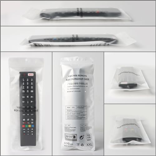 Universal Replacement for Hitachi/Bush/Polaroid TV Remote Control, RC4848F Remote Control Compatible with Hitachi/Polaroid/Bush Smart TVs, with 3 Popular Shortcut Buttons, No Setup Required