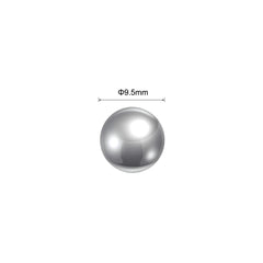 sourcing map 10pcs 9.5mm 201 Stainless Steel Bearing Balls G200 Precision