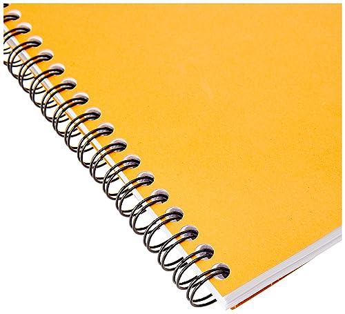 RHODIA 18503C - Spiral Notebook (Full Bound) Orange - A4 - Dotted Dot - 80 Detachable Sheets - 80G Clairefontaine Paper - Soft and Resistant Coated Card Cover - Classic