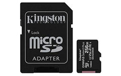 Kingston Canvas Select Plus microSD Card SDCS2/256 GB Class 10 (SD Adapter Included)