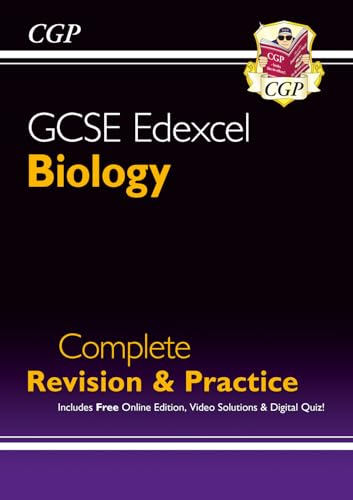 New GCSE Biology Edexcel Complete Revision & Practice includes Online Edition, Videos & Quizzes: for the 2024 and 2025 exams (CGP Edexcel GCSE Biology)