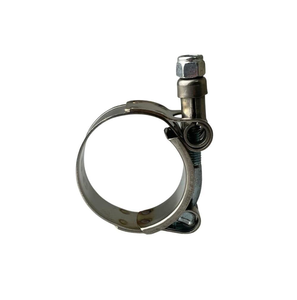 W2 Stainless Steel T Bolt Hose Clamp For Industrial Machinery & Exhaust Clip 46-54mm x1