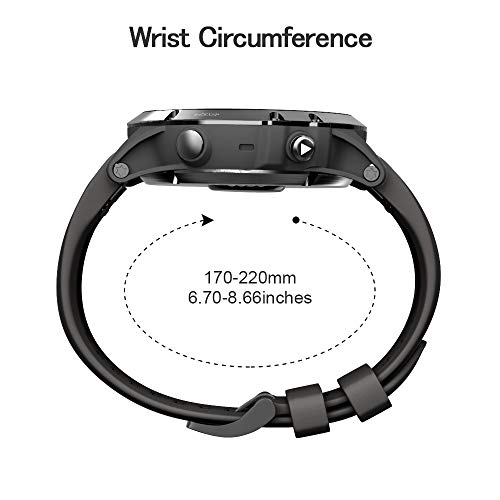 NotoCity for Garmin Fenix 6/6 pro/5/7 strap, Quickfit 22mm Watch Strap for Garmin Fenix 7 Pro/5 Plus, Epix (Gen 2) 47MM, Forerunner 935/945/955/965, Instinct, Approach S60, Quatix 5(Black)