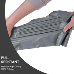 50 Mixed Grey Parcel Bags, Postage Bags, Mailing Bags 5 Sizes 10 Each Poly Postal Bags Self Seal iSOUL Small to Large Mailing Bags Packaging Assorted Mailers Posting Shipping Post Parcels Package Bags