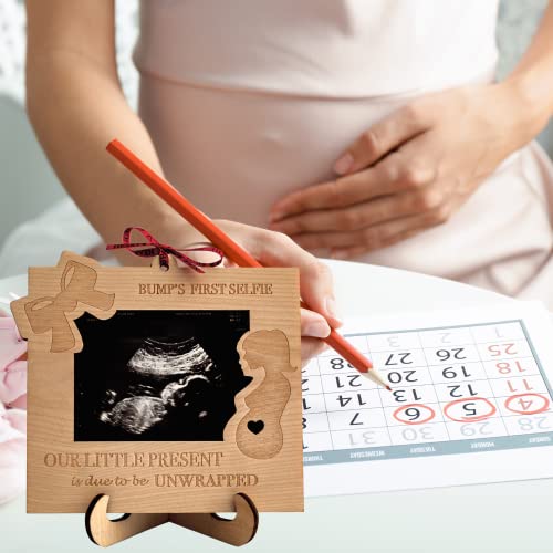 Heart's Sign Sonogram Frame - Baby Scan Photo Frames Pregnancy Gifts for New Mum To Be   Baby Scan Picture Frame -   Unique Baby Scan Frame Gifts for Pregnant Women