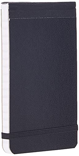 Silvine Elasticated Pocket Notebook with 80 Pages and Durable Stiff Board Covers, 5 x 3 inches