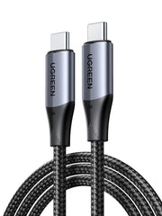 UGREEN USB C to USB C Cable 240W USB 3.1 Gen 2 10Gbps 4K@60Hz Display USB C Charger Cable Compatible with iPhone 15 Pro Max, Galaxy S24 S23 Ultra, iPad Pro/Air, MacBook Pro M3, USB-C Monitor, 1M