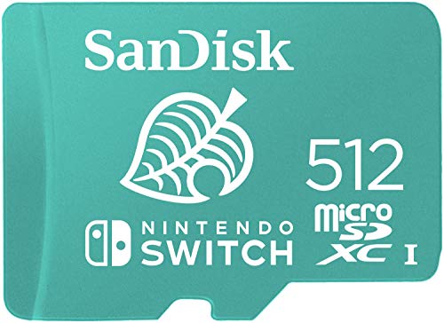 SanDisk 512GB microSDXC UHS-I card for Nintendo Switch - Nintendo licensed Product