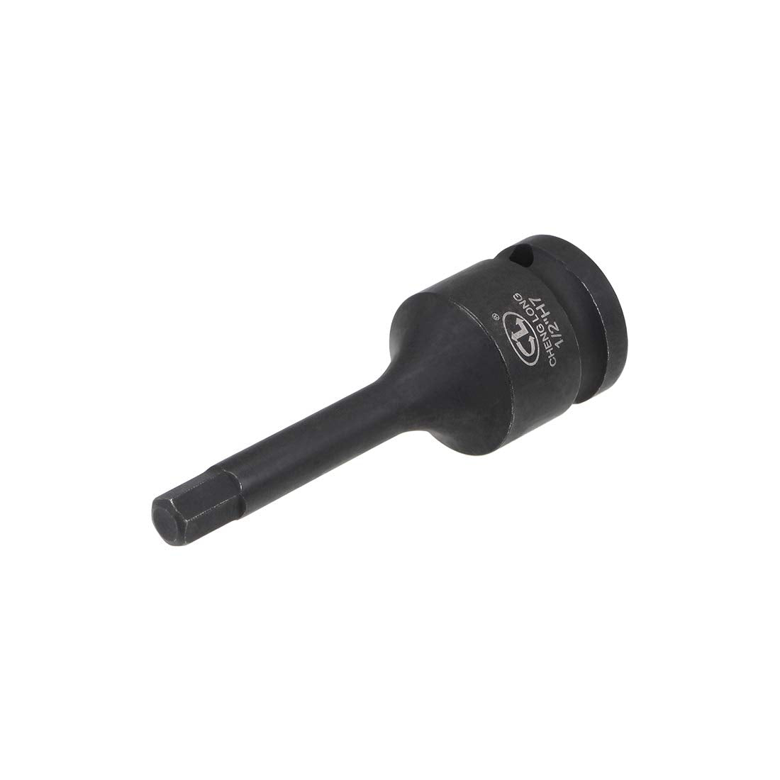 sourcing map 1/2 inches Drive x H7 (7mm) Impact Hex Bit Socket, Metric 3 inches Length, Cr-Mo Steel