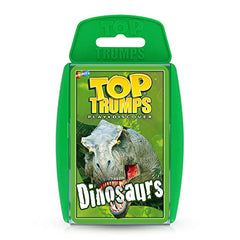 Top Trumps Dinosaurs Classics Card Game, Discover interesting facts in this educational packed game including the killer rating for a Tyrannosaurus Rex, makes a great gift for ages 6 plus