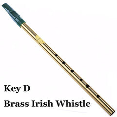 Feadog IW10 Brass D Whistle, FW01, One Size (Pack of 2)