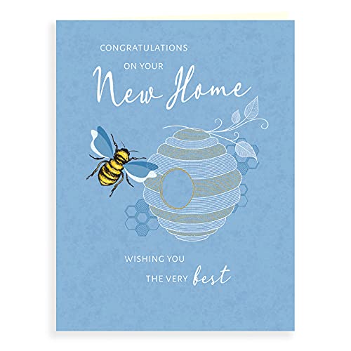 Piccadilly Greetings Luxury Beautiful Contemporary Congratulations New Home Card - 8 x 6 inches - Koko Designs, K70072