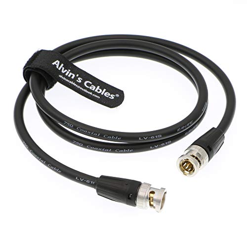 Alvin's Cables BNC Male to Male 12G HD SDI Coaxial Cable for 4K Video Camera 1M