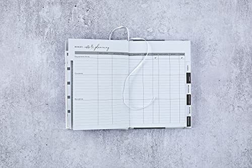 2019, Design By Violet Ultimate Wedding Planner, White, 5.8 inches X 8.3 inches, DBV-81-WPLAN (Pack of 2)