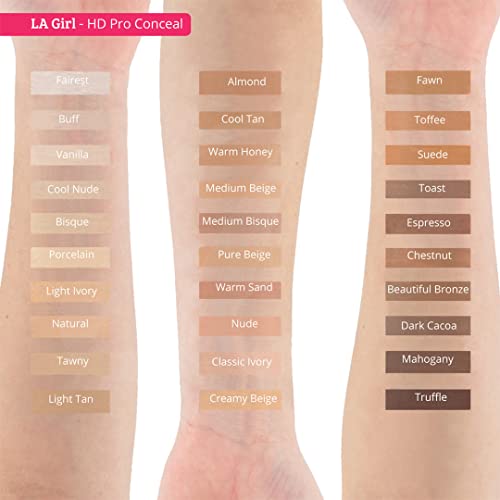 L.A. Girl Cosmetics Pro Conceal HD Concealer, Cool Tan 8 g