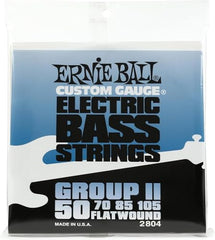 Ernie Ball Flatwound Group II Electric Bass Strings - 50-105 Gauge