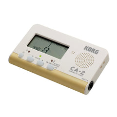 Korg - CA-2 Chromatic Digital Tuner for Stringed, Woodwind and Brass Instruments - White