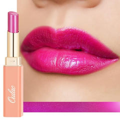 Oulac Ultra Violet Lipstick - Moisture Shine Purple Lipstick, Tinted Lip Balm for Dry Lips, Medium Coverage Lip Colour   Juicy Look, Glossy Finish, Vegan, Cruelty-Free, (S2) Ultra Violet