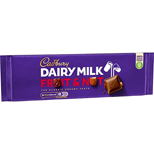 Cadbury Dairy Milk Fruit & Nut Chocolate Bar, 300g