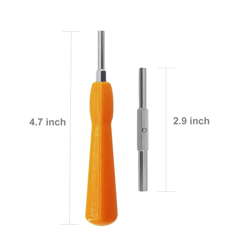 Cemobile Gamebit Screwdriver 4.5mm 3.8mm, Double-End Bit Security Gamebit Screwdriver Kit for Opening NES, SNES, N64, Gameboy, Gamecube, Virtual Boy, Sega, Nintendo Consoles, Game Cartridges