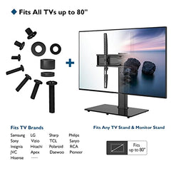 BONTEC Universal TV Mounting Hardware Kit Compatible with Most TVs Up to 80 inch, Includes M4, M5, M6, & M8 TV Screws, Washers & Spacers, Works with Any TV Wall Bracket, Monitor & TV Stand