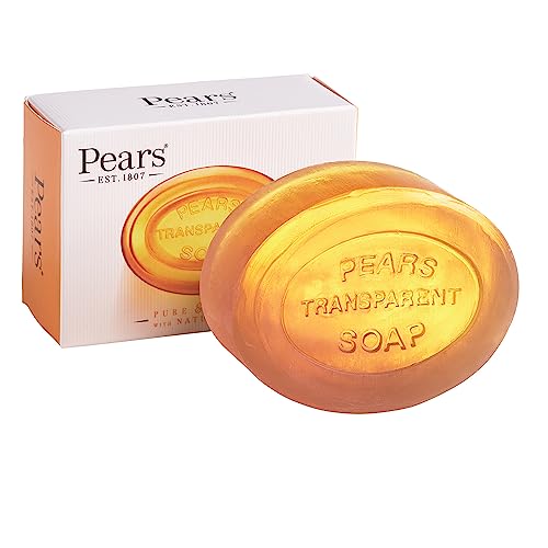 Pears Pure & Gentle Transparent Soap Bar with Natural Oils 125g (12 Pack)