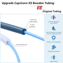 Creality Official Capricorn Tube Capricorn XS Bowden PTFE Tube 1M and Tube Cutter 3D Printer 1.75mm Filament with 4PCS Hot Bed Springs for Ender 3 Series/Ender 5 Series/CR 10 Series