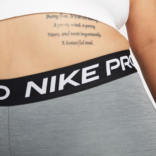 Nike CZ9779-084 Pro 365 Pants Women's SMOKE GREY/HTR/BLACK/WHITE Size XL