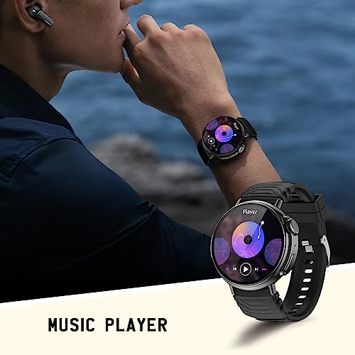 Smart Watch Ultra 1.52 inches Round HD Display with call (receive/make call)Ai Voice,Music Player, Fitness watch for men women Waterproof Activity Tracker with 120 Modes Sports for Iphone Andorid phones