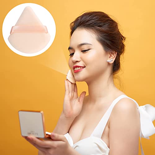 16 Pcs Triangle Powder Puffs, Face Makeup Puffs, Soft Cosmetic Foundation Powder Sponge Cushion Puffs for Loose Powder Wet Dry Makeup Puffs Sponges Pads - 4 Colors