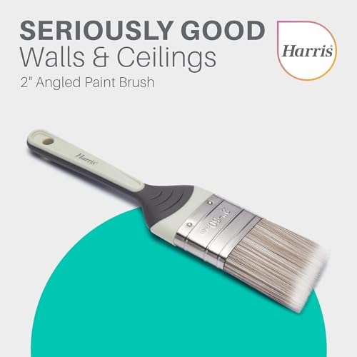 Harris Seriously Good Walls & Ceilings Cutting In Angled Paint Brush 2 inches, Grey