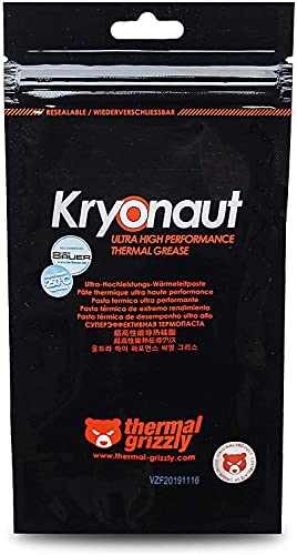 Thermal Grizzly - Kryonaut thermal paste - For cooling all processors, graphics cards and heat sinks in computers and consoles (1 Gram)