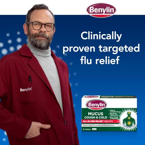 Benylin Mucus Cough & Cold All in One Tablets, 16 each