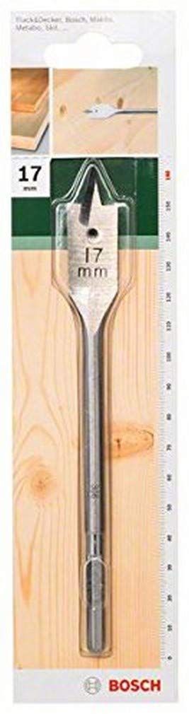 Bosch Accessories 1x Spade Bit (for softwood, medium-hard wood, Hex, Ã˜ 17,0 mm, Accessory Drill Driver)