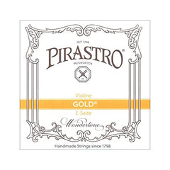 Pirastro Gold Label 4/4 Violin E String - Medium - Steel - Ball End