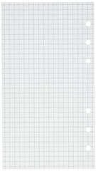 Filofax Personal White Quadrille Notepaper