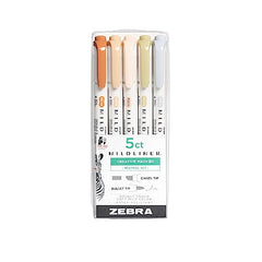 Zebra Mildliner Neutral Vintage Set 5 Pack (78605)