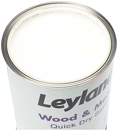 Leyland Wood & Metal Quick Dry Satin, Brilliant White, 1.25 Litre