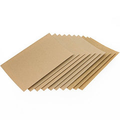 Coral 74200 Abrasive Sandpaper Sheets 10 Pack incl Fine Medium and Coarse Grits, Brown