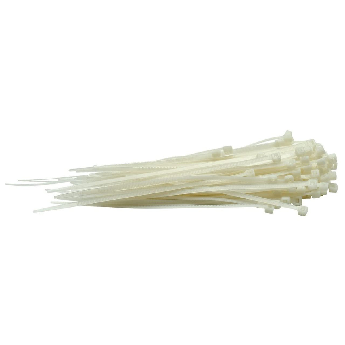 Draper 70392 Nylon 3.6 x 150mm White Cable Ties (100 Pieces)