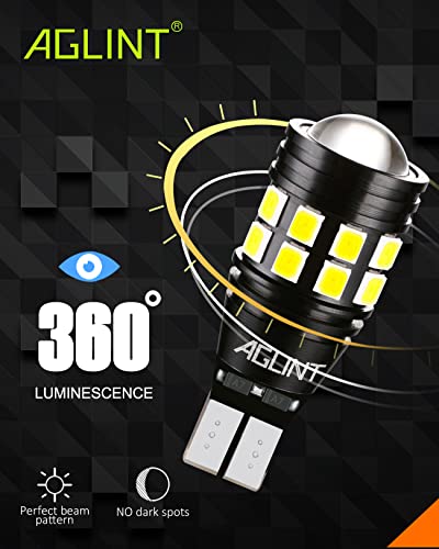 AGLINT T15 W16W LED Bulbs CANBUS Error Free 22SMD T16 955 921 912 Wedge for Car Backup Reverse Lights