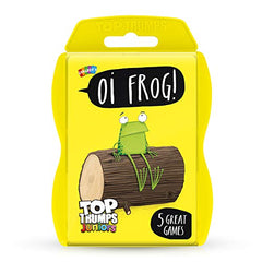 Top Trumps Oi Frog! Juniors Card Game, includes 5 games from Spot the Difference, Take 5, Mini , Observational Quiz and Pairs, educational gift and toy for boys and girls aged 3 plus