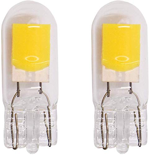 2PCS T10 194 W5W LED Bulb 12V COB Chip 6000K White 168 501 2825 LED Bulbs for Car Interior Lights Map Light License Plate Light Side Light