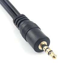 SiYear Unbalanced 3.5 mm (1/8Inch) mini jack Stereo TRS to Dual XLR 3 Pin female Interconnect Cable,Y splitter patch cable cord (1.5M/5FT)