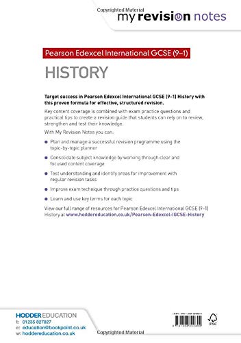 My Revision Notes: Pearson Edexcel International GCSE (9–1) History