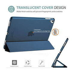 ProCase Case for iPad Pro 12.9 Case 2nd Generation 2017/1st Generation 2015(Model: A1584 A1652 A1670 A1671 A1821), Ultra Slim Lightweight Stand Smart Case with Translucent Frosted Back Cover -Navy