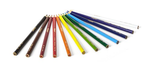 CRAYOLA Colouring Pencils - Assorted Colours (Pack of 12)   A Must-Have for All Kids Arts & Crafts Sets   Ideal for Kids Aged 3and