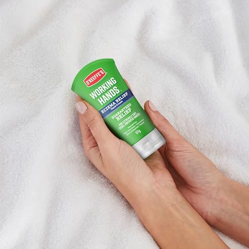 O'Keeffe's Working Hands Eczema Relief Hand Cream, 57g - For Extremely Dry, Itchy, Irritated Hands   Steroid Free, Dermatologically Tested with 48-hour itch relief in 1 use