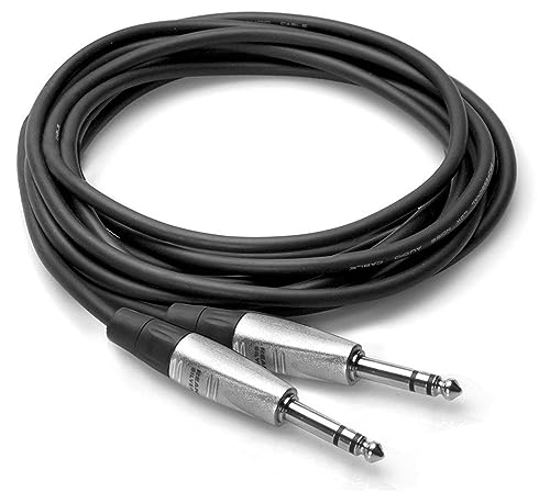 Hosa HSS-005 5ft REAN 1/4 inch TRS to Same Pro Balanced Interconnect Cable